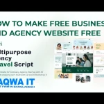 How To Make Company, Agency, Business Website | Iori - Business Website for Company Php Script Free